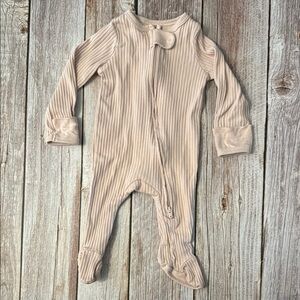 Cloud Island Light Pink Footies One Piece